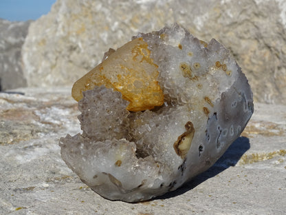 Rock Crystal Quartz Skull