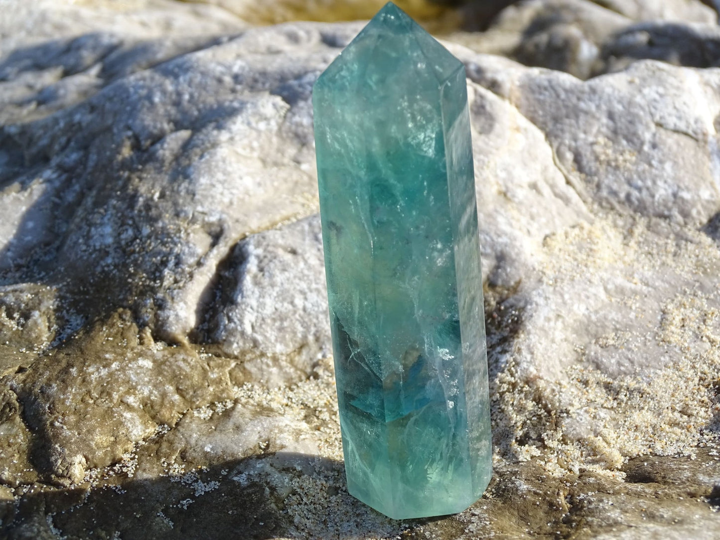 Fluorite Prisme - Pierres - Colibri Minéraux et Bien-être