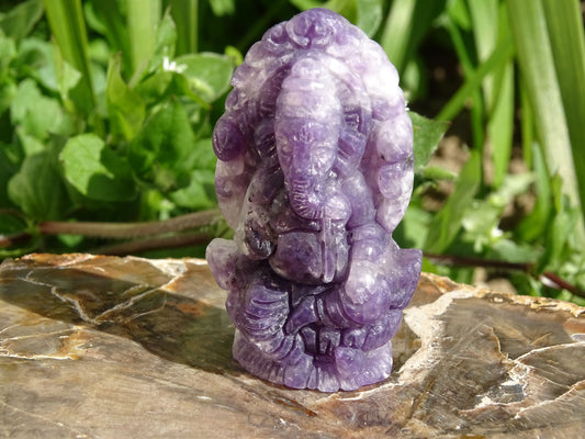 Lépidolite Ganesh - Pierres - Colibri Minéraux et Bien-être