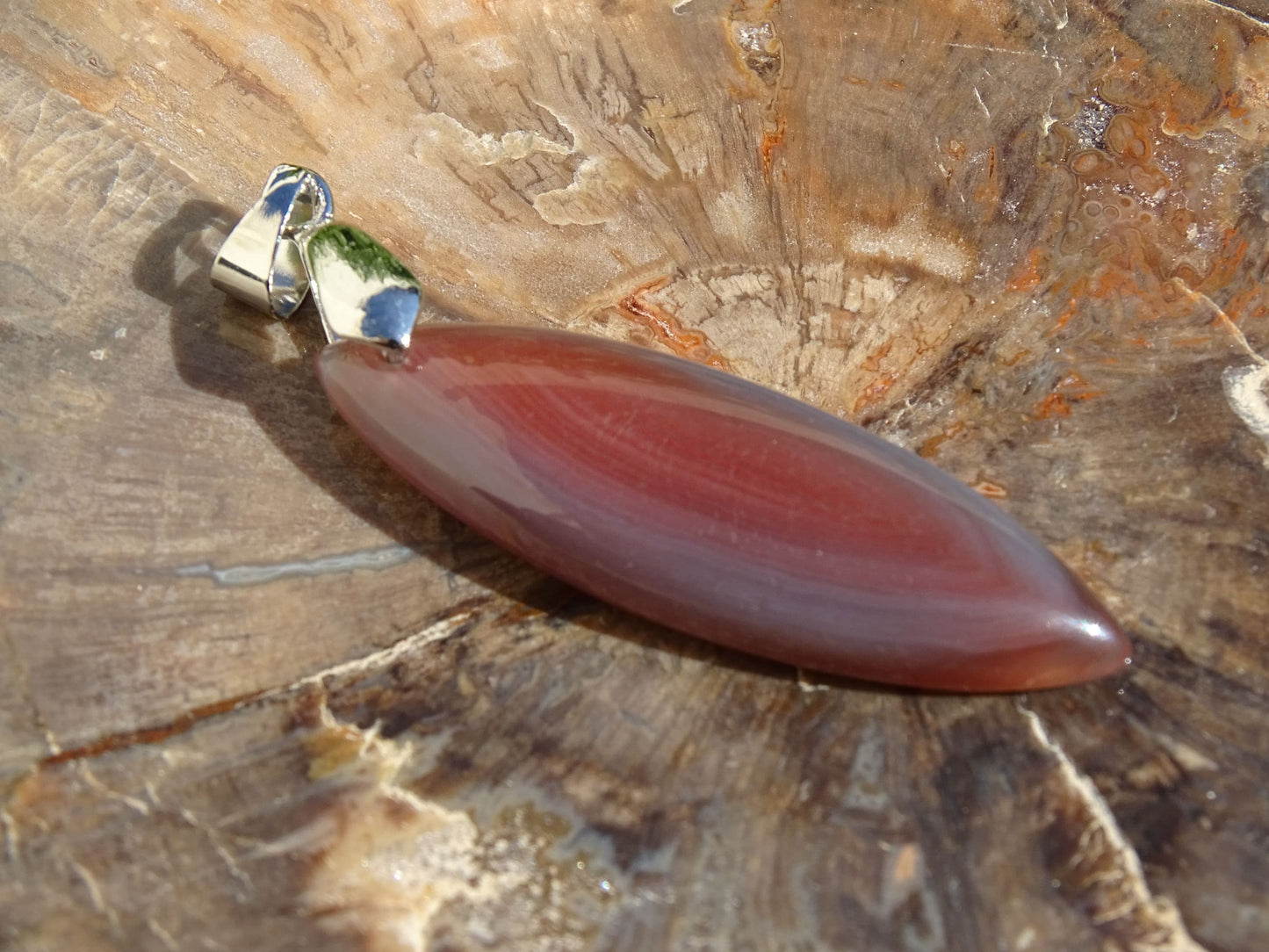 Pendentif Agate de Botswana - Pendentifs - Colibri Minéraux et Bien-être