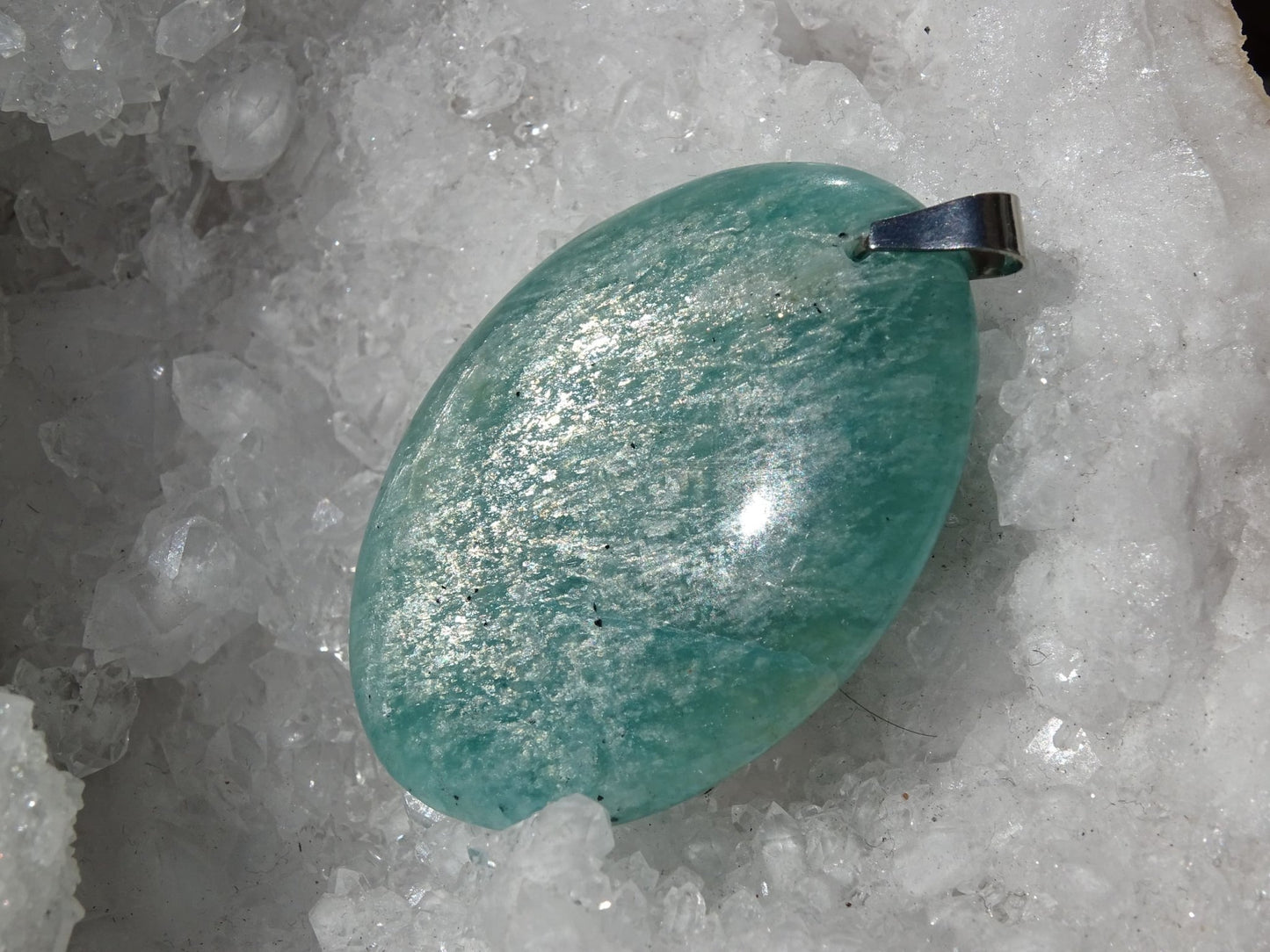 Pendentif Amazonite - Pendentifs - Colibri Minéraux et Bien-être