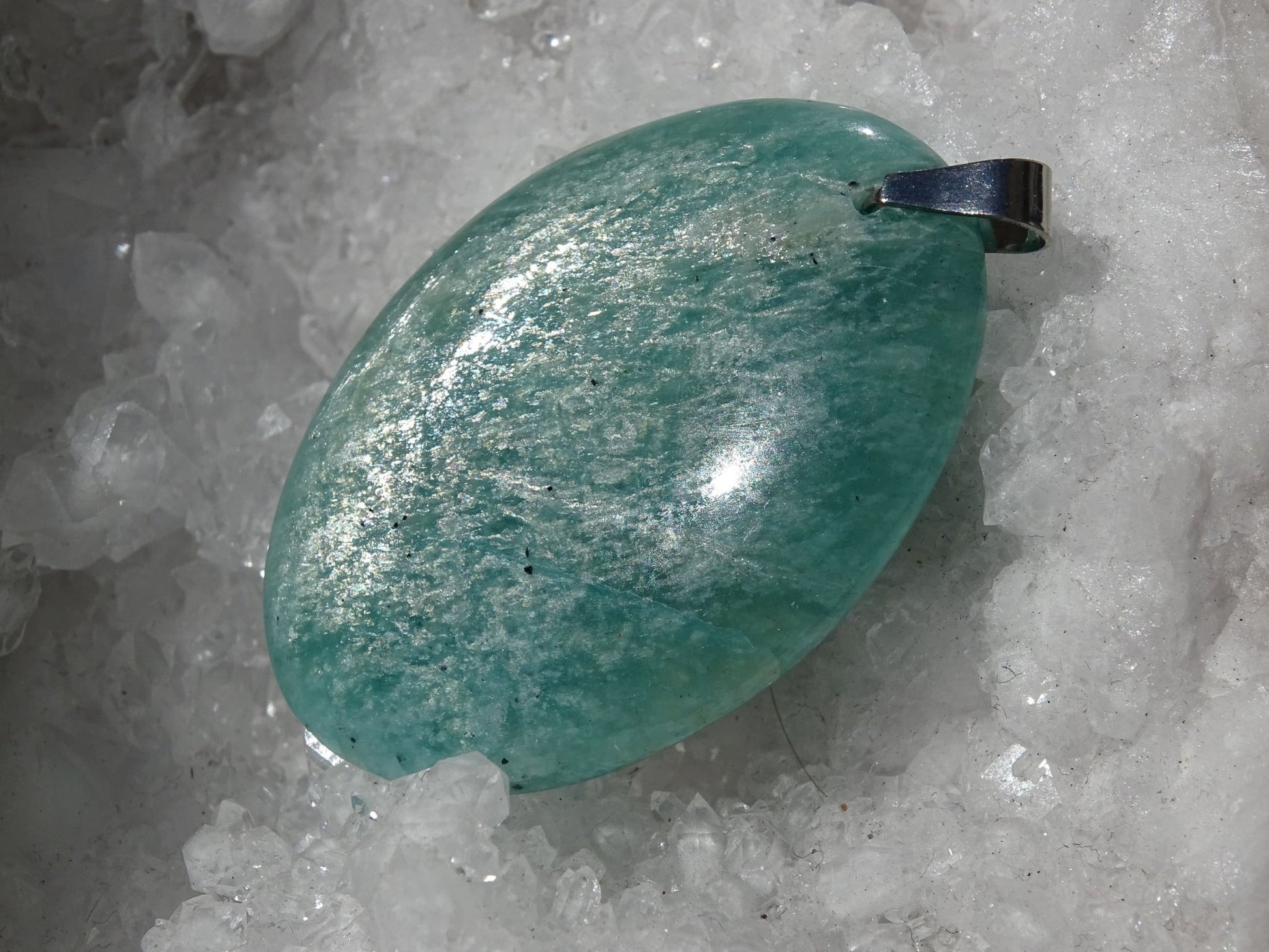 Pendentif Amazonite - Pendentifs - Colibri Minéraux et Bien-être