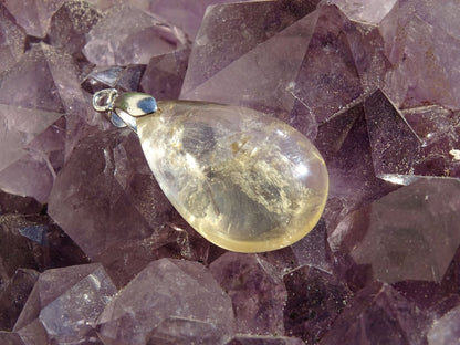Pendentif Citrine - Pendentifs - Colibri Minéraux et Bien-être