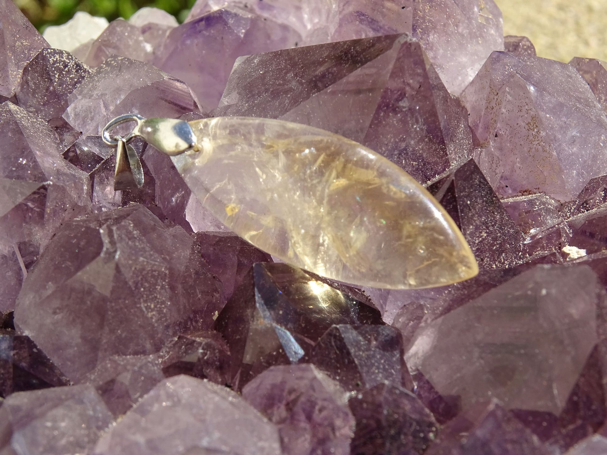 Pendentif Citrine - Pendentifs - Colibri Minéraux et Bien-être