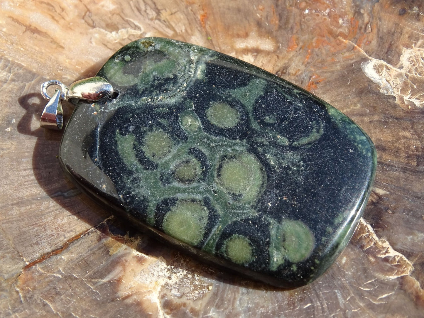 Pendentif Jaspe Kambaba - Pendentifs - Colibri Minéraux et Bien-être