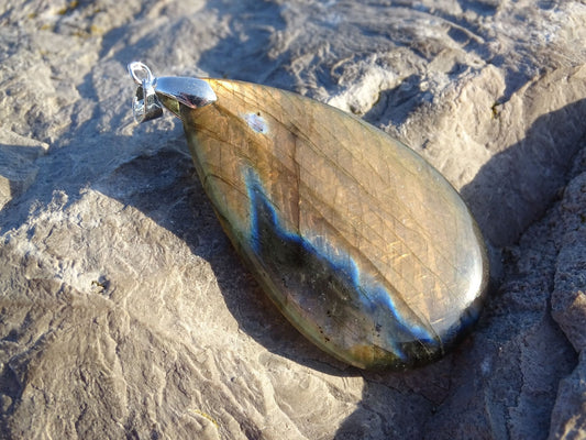 Pendentif Labradorite - Pendentifs - Colibri Minéraux et Bien-être