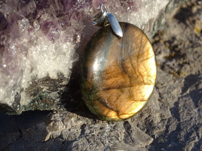 Pendentif Labradorite - Pendentifs - Colibri Minéraux et Bien-être