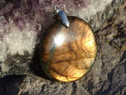 Pendentif Labradorite - Pendentifs - Colibri Minéraux et Bien-être