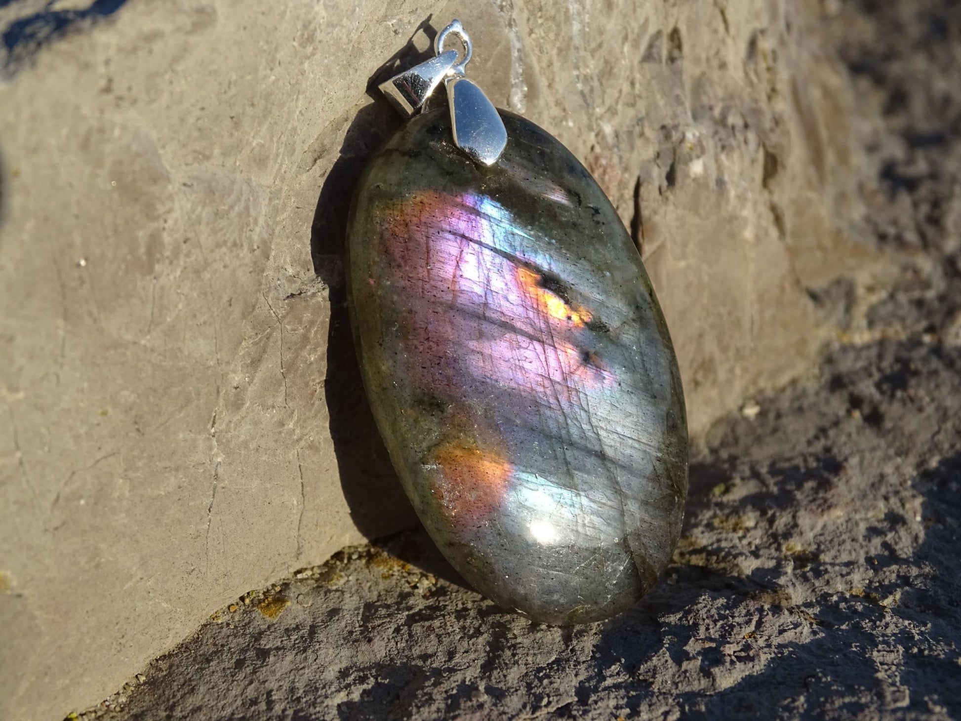 Pendentif Labradorite - Pendentifs - Colibri Minéraux et Bien-être