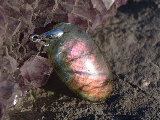 Pendentif Labradorite - Pendentifs - Colibri Minéraux et Bien-être