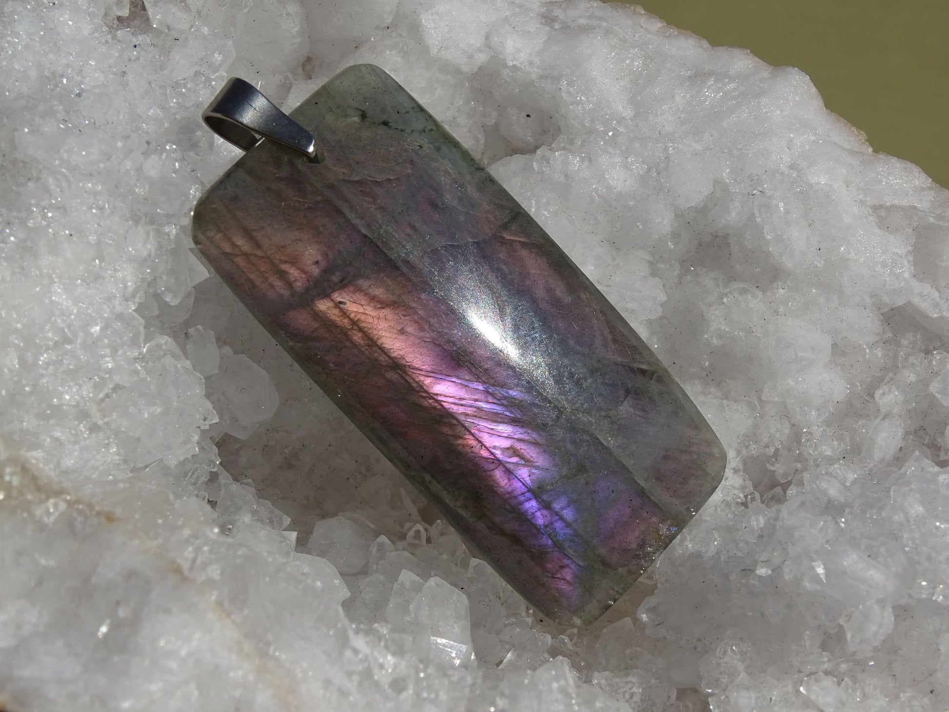 Pendentif Labradorite - Pendentifs - Colibri Minéraux et Bien-être