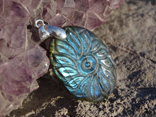 Pendentif Labradorite - Pendentifs - Colibri Minéraux et Bien-être
