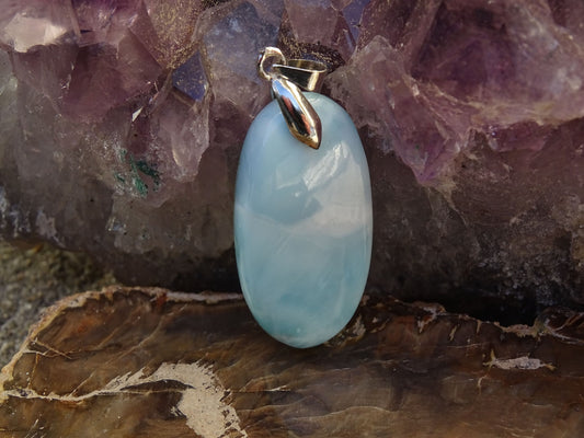 Pendentif Larimar - Pendentifs - Colibri Minéraux et Bien-être