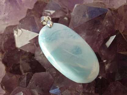 Pendentif Larimar - Pendentifs - Colibri Minéraux et Bien-être