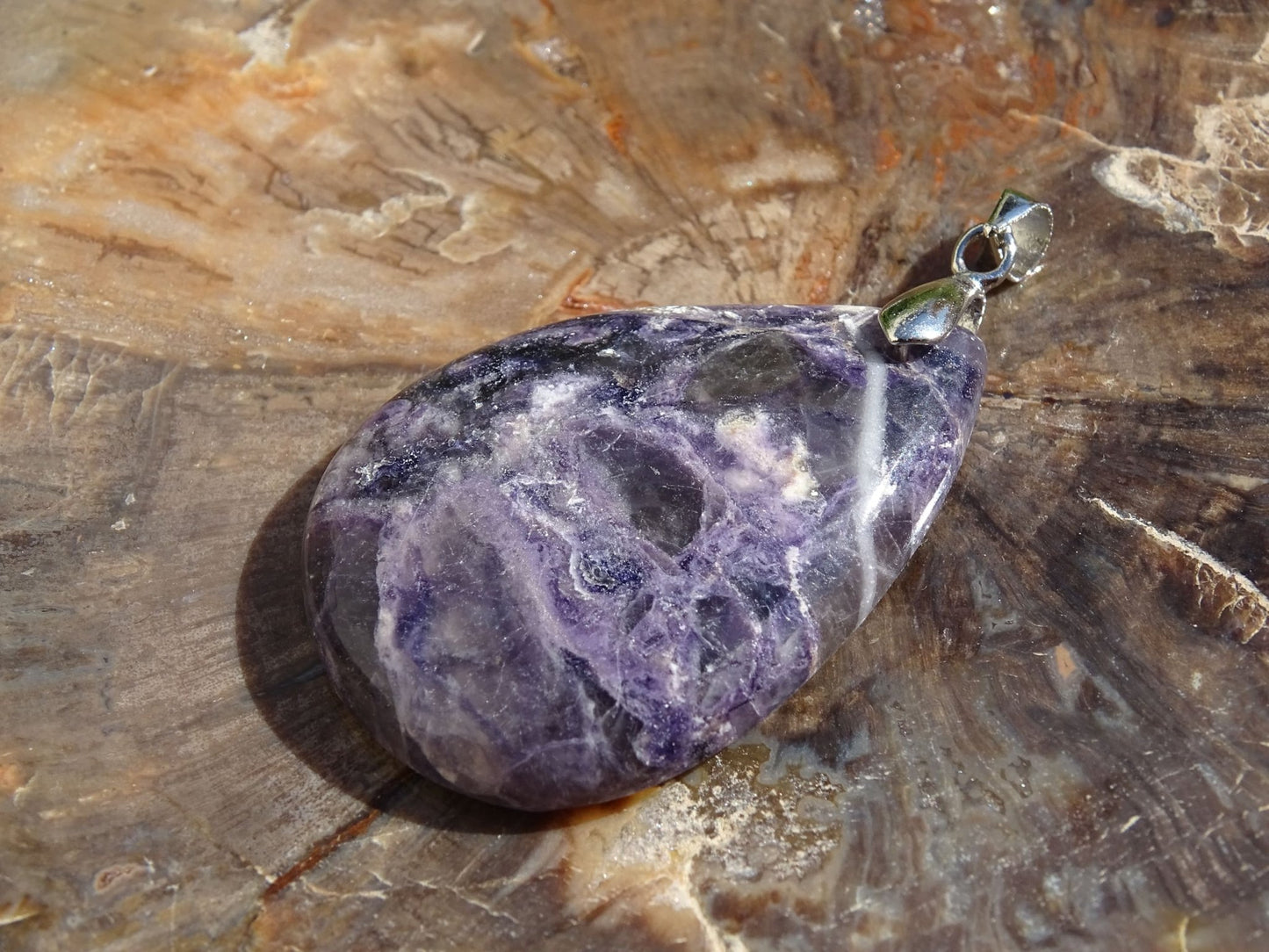 Pendentif Lépidolite - Pendentifs - Colibri Minéraux et Bien-être