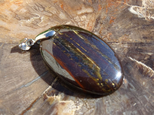 Pendentif Oeil de Fer - Pendentifs - Colibri Minéraux et Bien-être