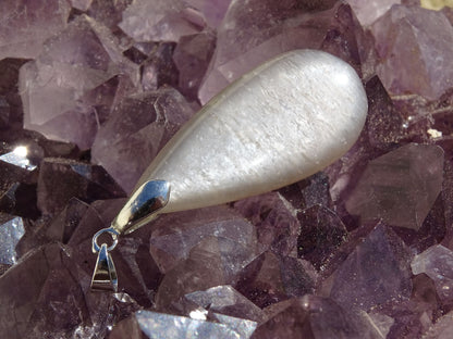 Pendentif Pierre de Lune Grise - Pendentifs - Colibri Minéraux et Bien-être