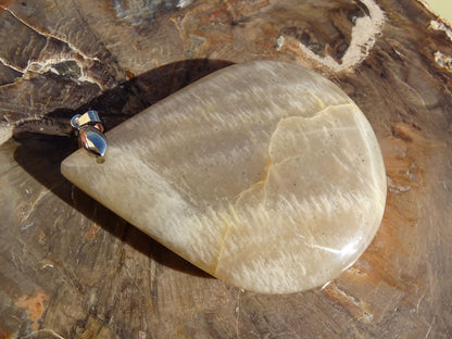 Pendentif Pierre de Lune Grise - Pendentifs - Colibri Minéraux et Bien-être