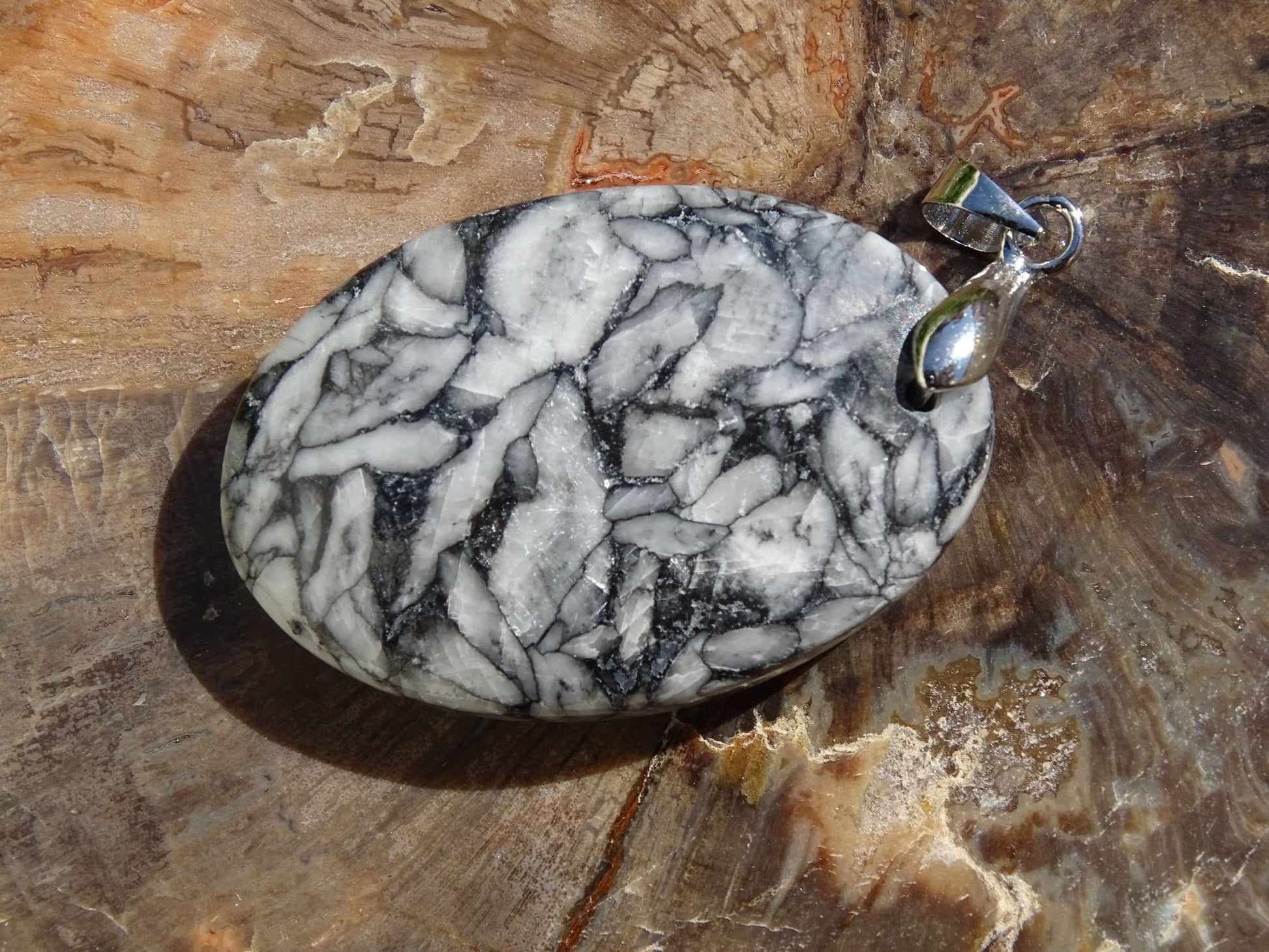 Pendentif Pinolite - Pendentifs - Colibri Minéraux et Bien-être