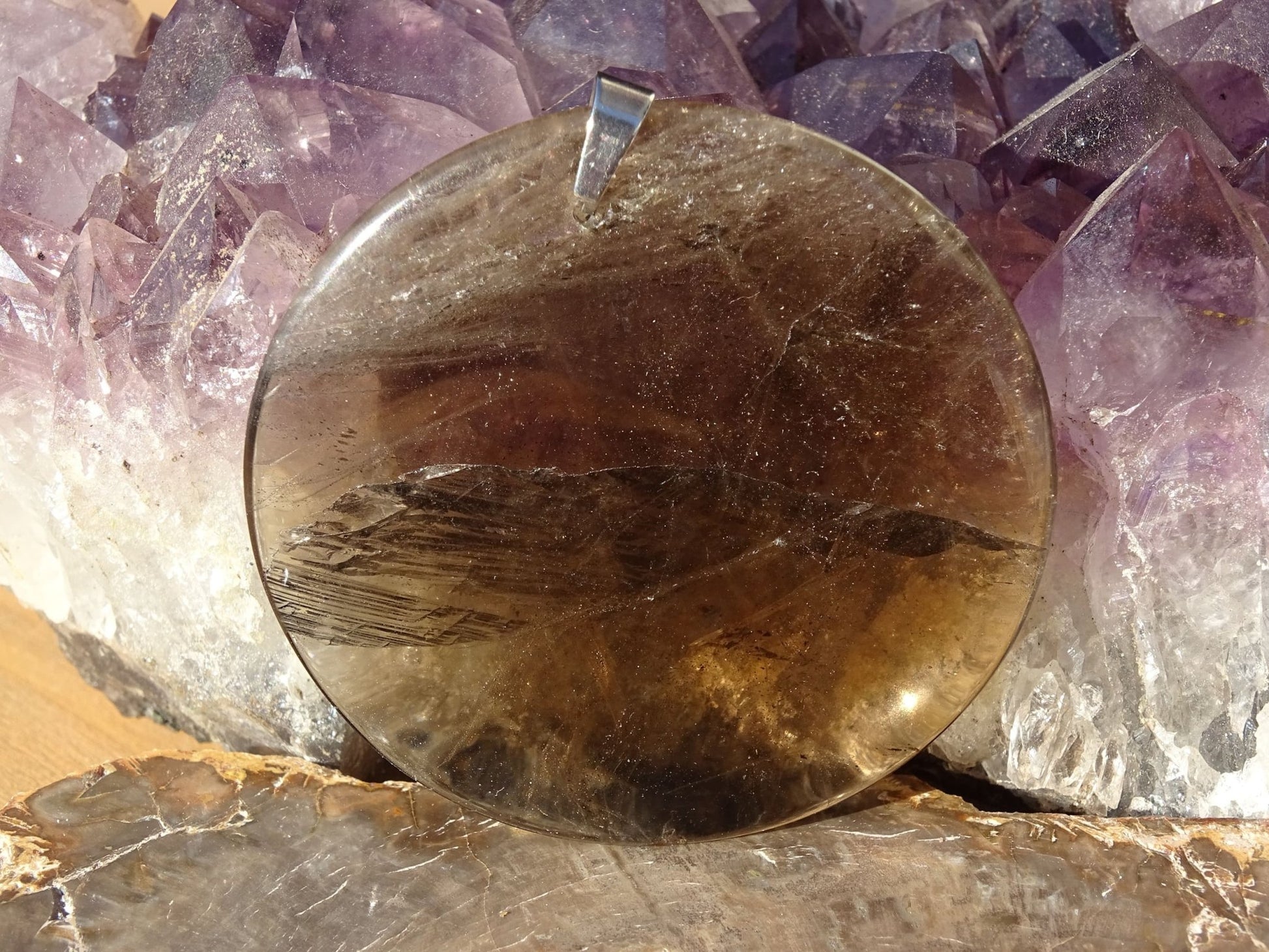 Pendentif Quartz Fumé - Pendentifs - Colibri Minéraux et Bien-être