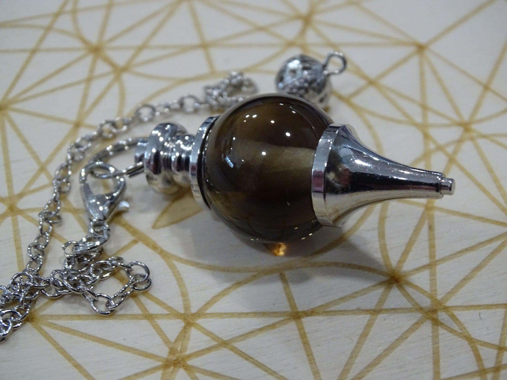 Pendule Quartz Fumé Séphoroton - Cristaux - Colibri Minéraux et Bien-être