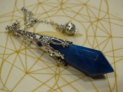 Pendule Apatite Bleue - Pierres - Colibri Minéraux et Bien-être