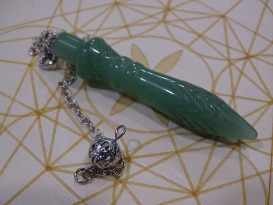 Pendule Aventurine Verte Thot - Pierres - Colibri Minéraux et Bien-être