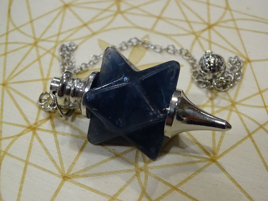 Pendule Fluorite Merkabah - Pierres - Colibri Minéraux et Bien-être