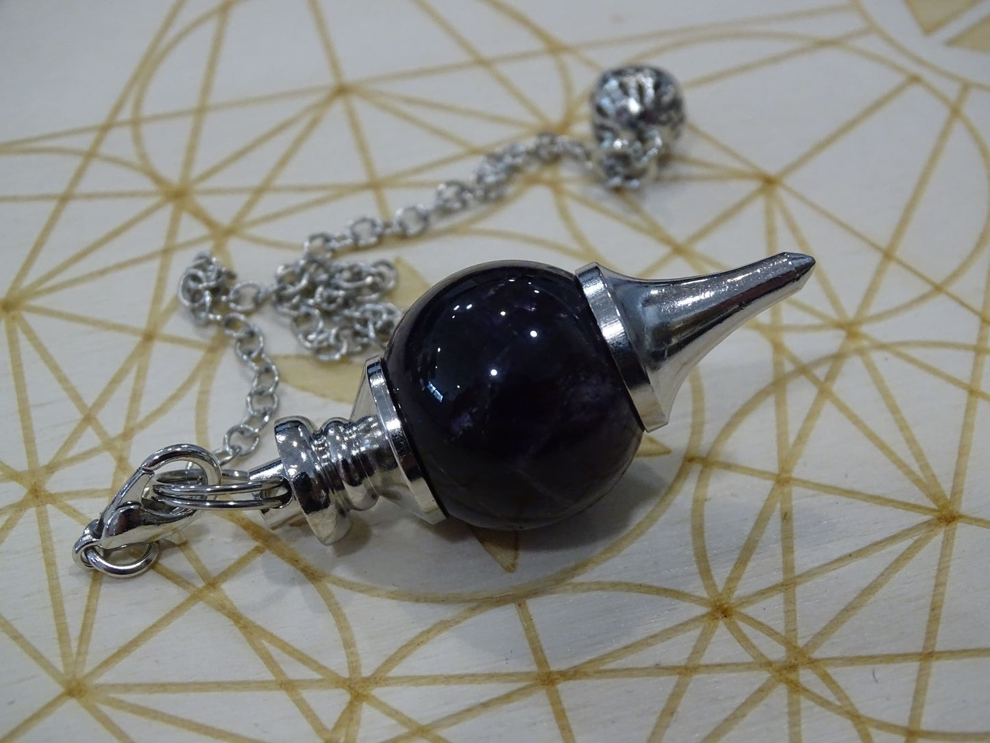 Pendule Obsidienne Noire Séphoroton - Pierres - Colibri Minéraux et Bien-être