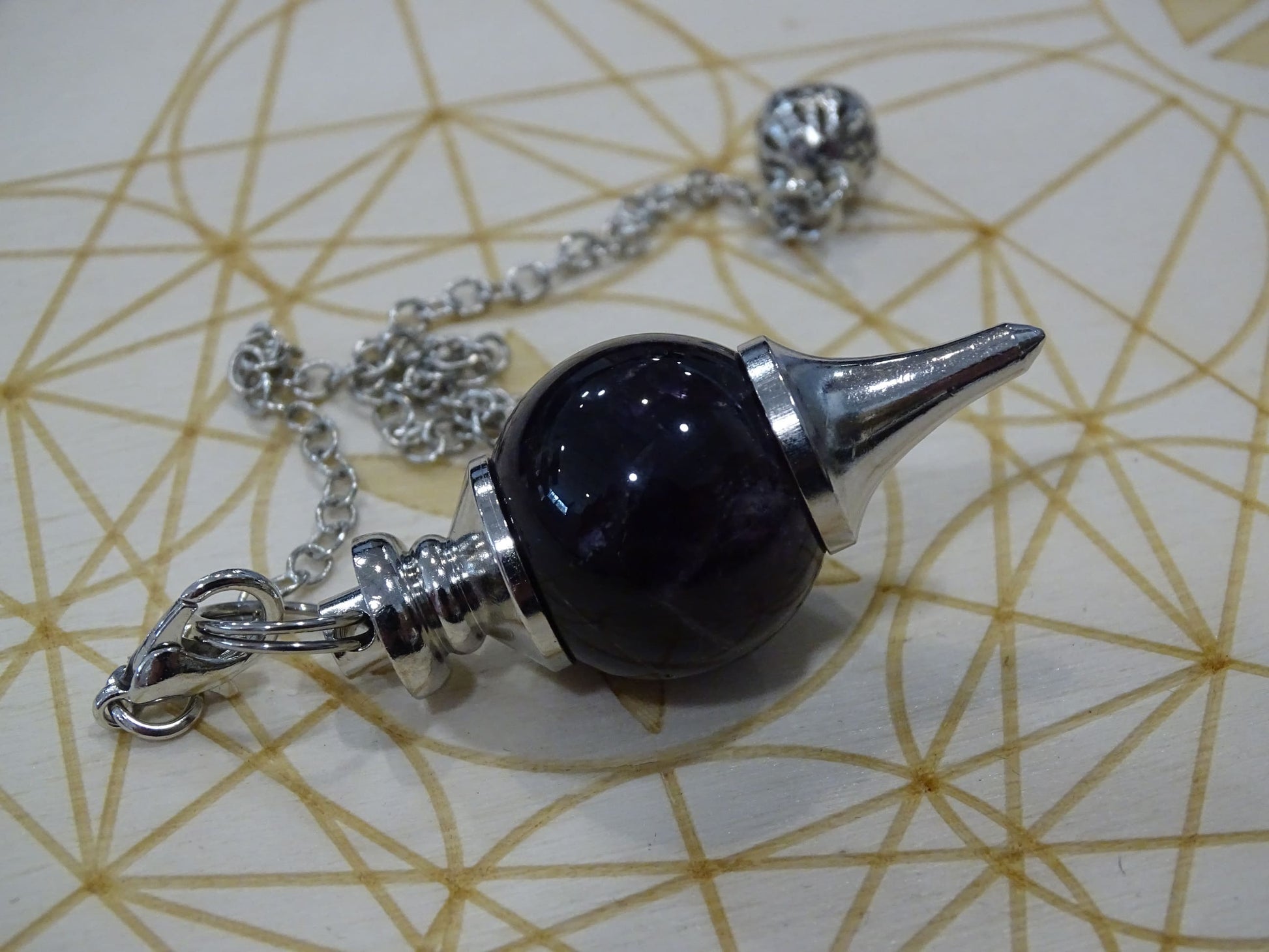 Pendule Obsidienne Noire Séphoroton - Pierres - Colibri Minéraux et Bien-être