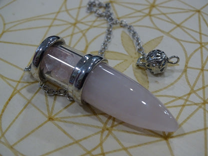 Pendule Quartz Rose - Cristaux - Colibri Minéraux et Bien-être