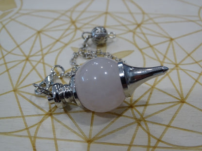 Pendule Quartz Rose Séphoroton - Cristaux - Colibri Minéraux et Bien-être