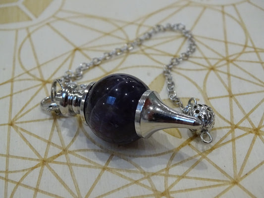 Pendule Améthyste Séphoroton - Cristaux - Colibri Minéraux et Bien-être