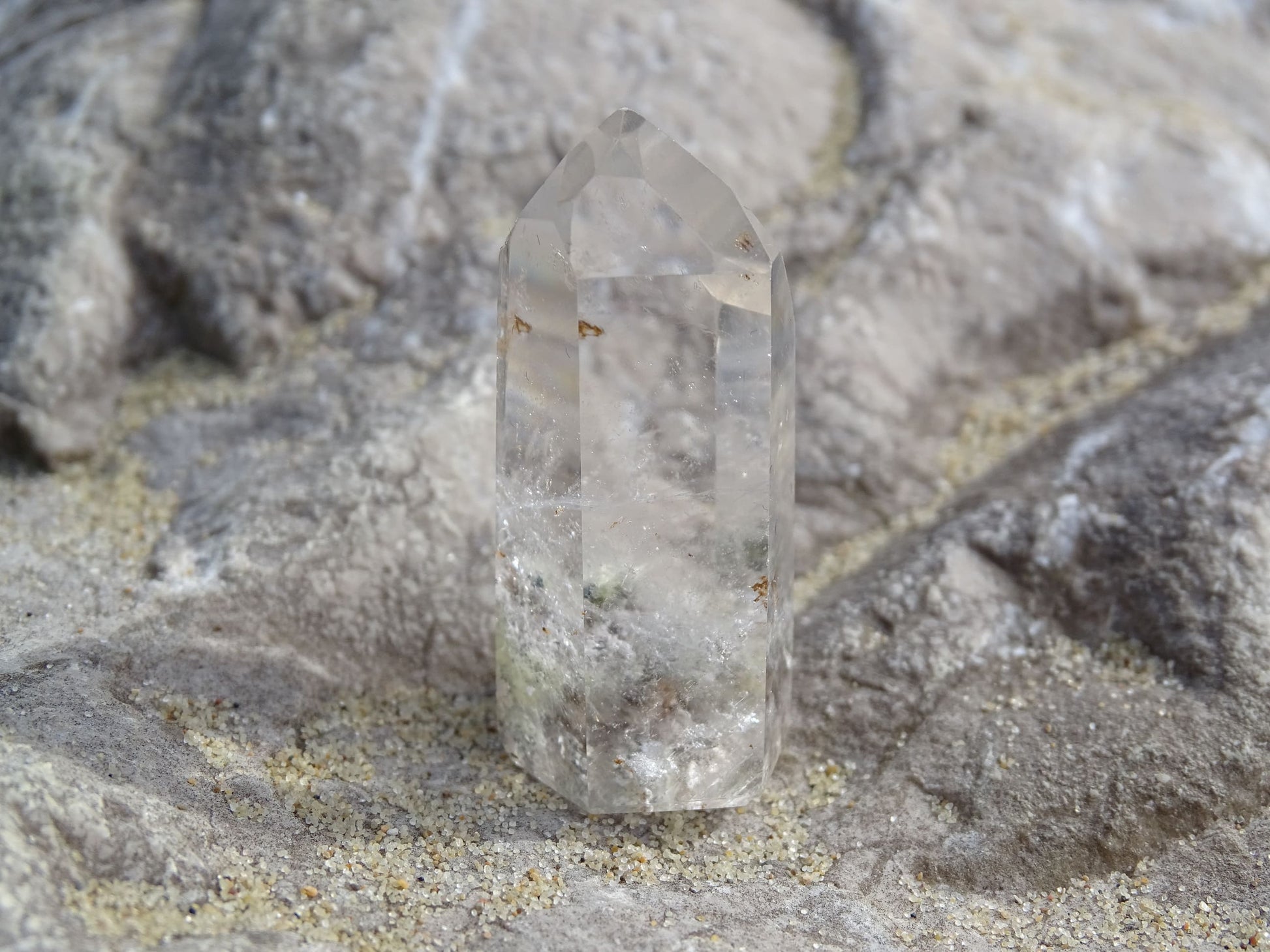 Quartz Chlorite - Cristaux - Colibri Minéraux et Bien-être