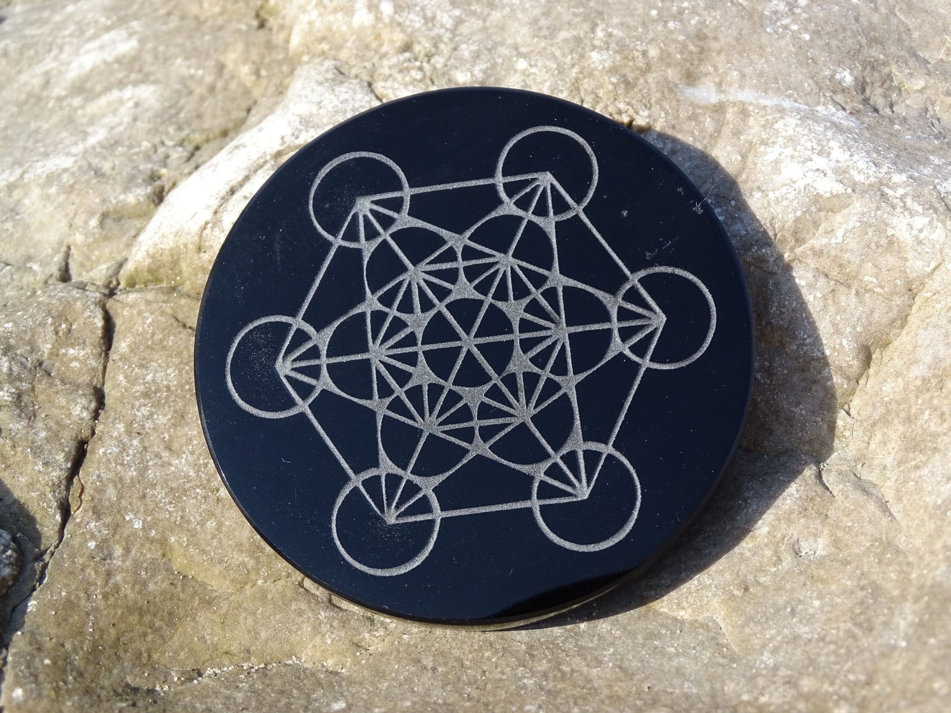 Rechargement Obsidienne Noire Cube de Métatron - Pierres - Colibri Minéraux et Bien-être