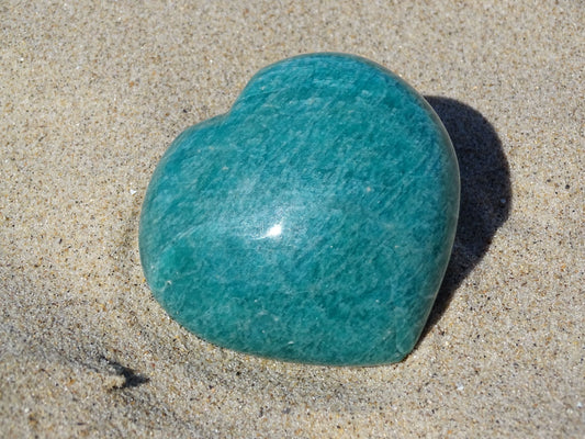 Amazonite Coeur - Pierres - Colibri Minéraux et Bien-être