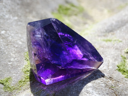 Améthyste et Quartz Bicolore Fantôme - Cristaux - Colibri Minéraux et Bien-être