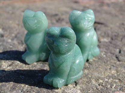 Aventurine Verte Chat - Pierres - Colibri Minéraux et Bien-être