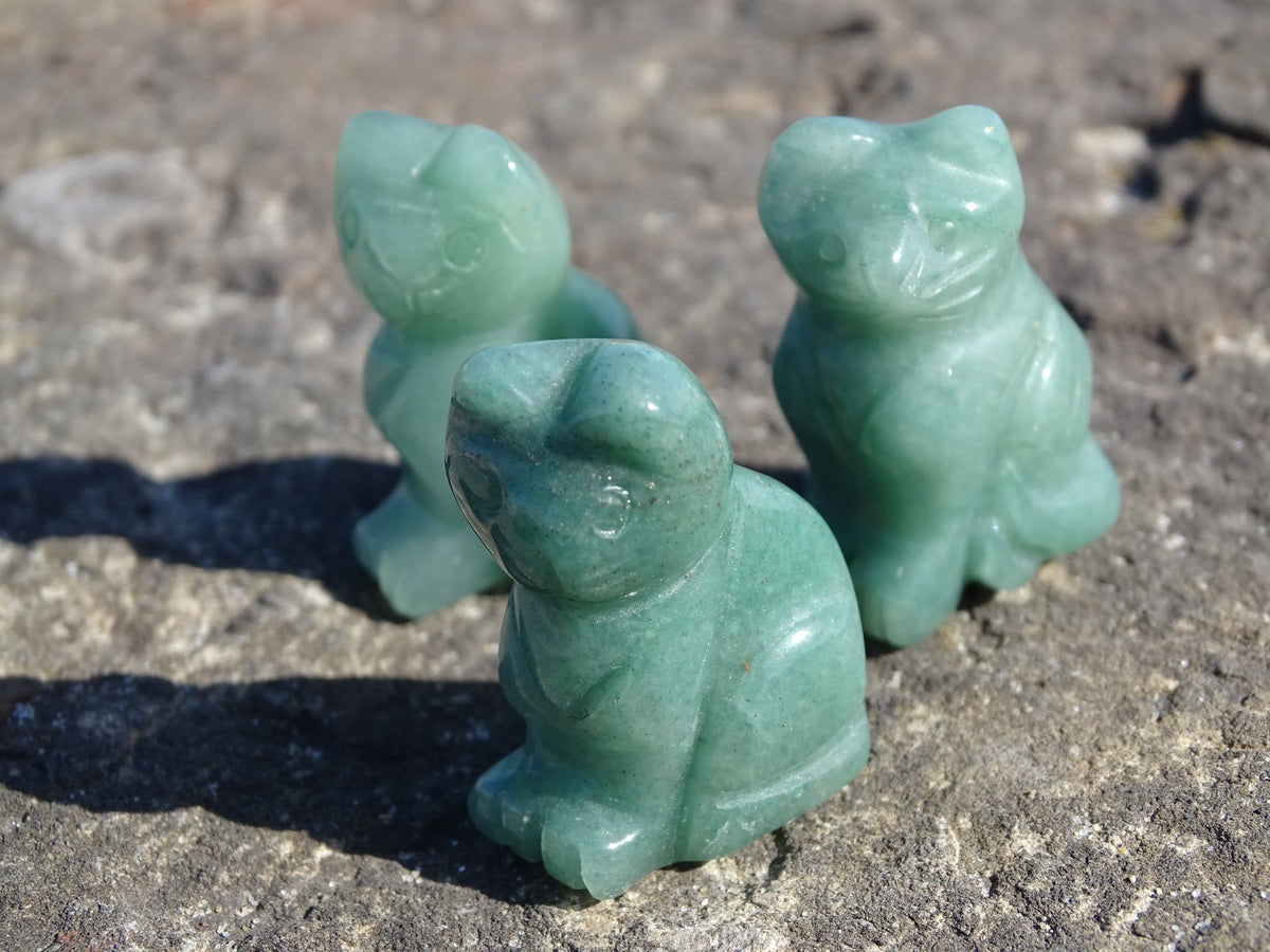 Aventurine Verte Chat - Pierres - Colibri Minéraux et Bien-être