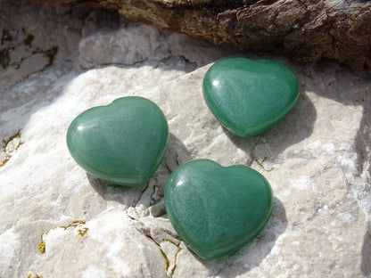 Aventurine Verte Coeur - Pierres - Colibri Minéraux et Bien-être