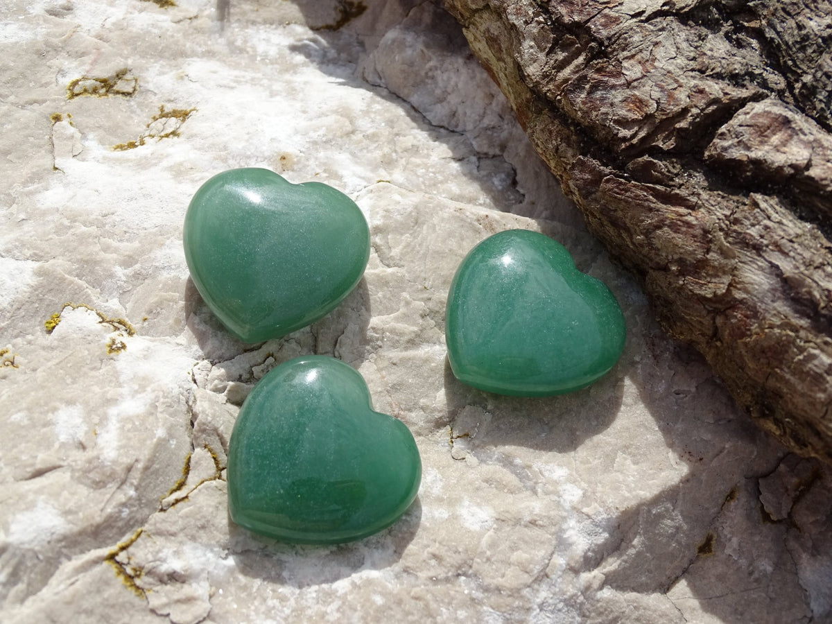 Aventurine Verte Coeur - Pierres - Colibri Minéraux et Bien-être