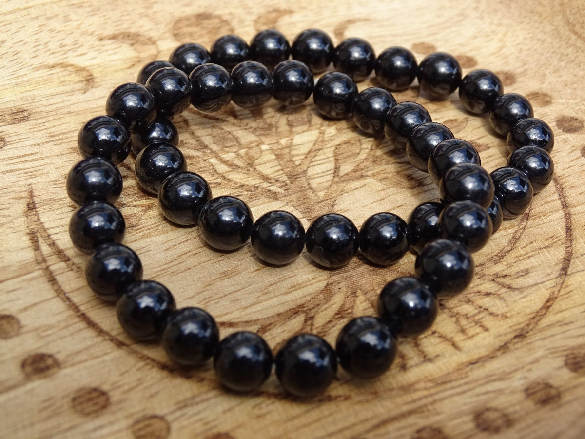 Bracelet Spinelle Noire - Pendentifs - Colibri Minéraux et Bien-être