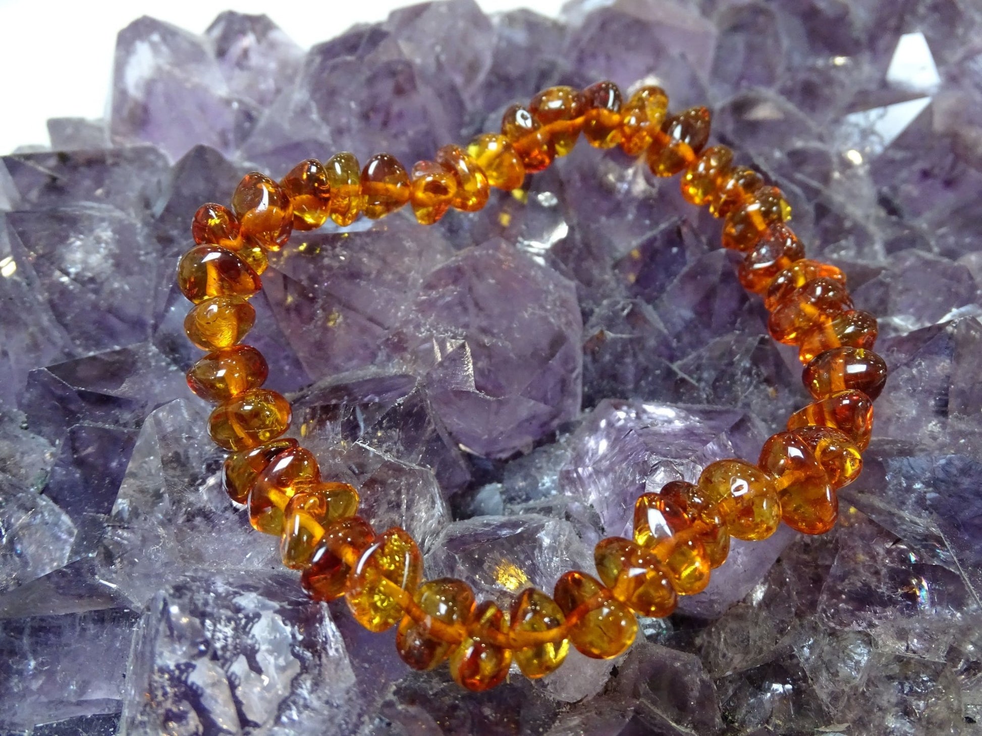 Bracelet Ambre - Bracelets - Colibri Minéraux et Bien-être