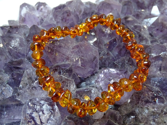 Bracelet Ambre - Bracelets - Colibri Minéraux et Bien-être