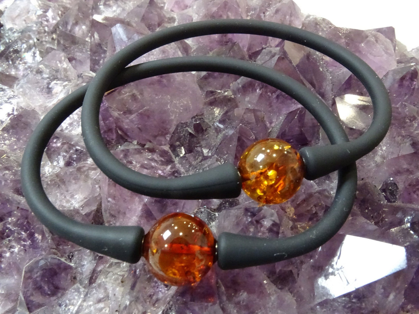Bracelet Ambre élastique - Bracelets - Colibri Minéraux et Bien-être