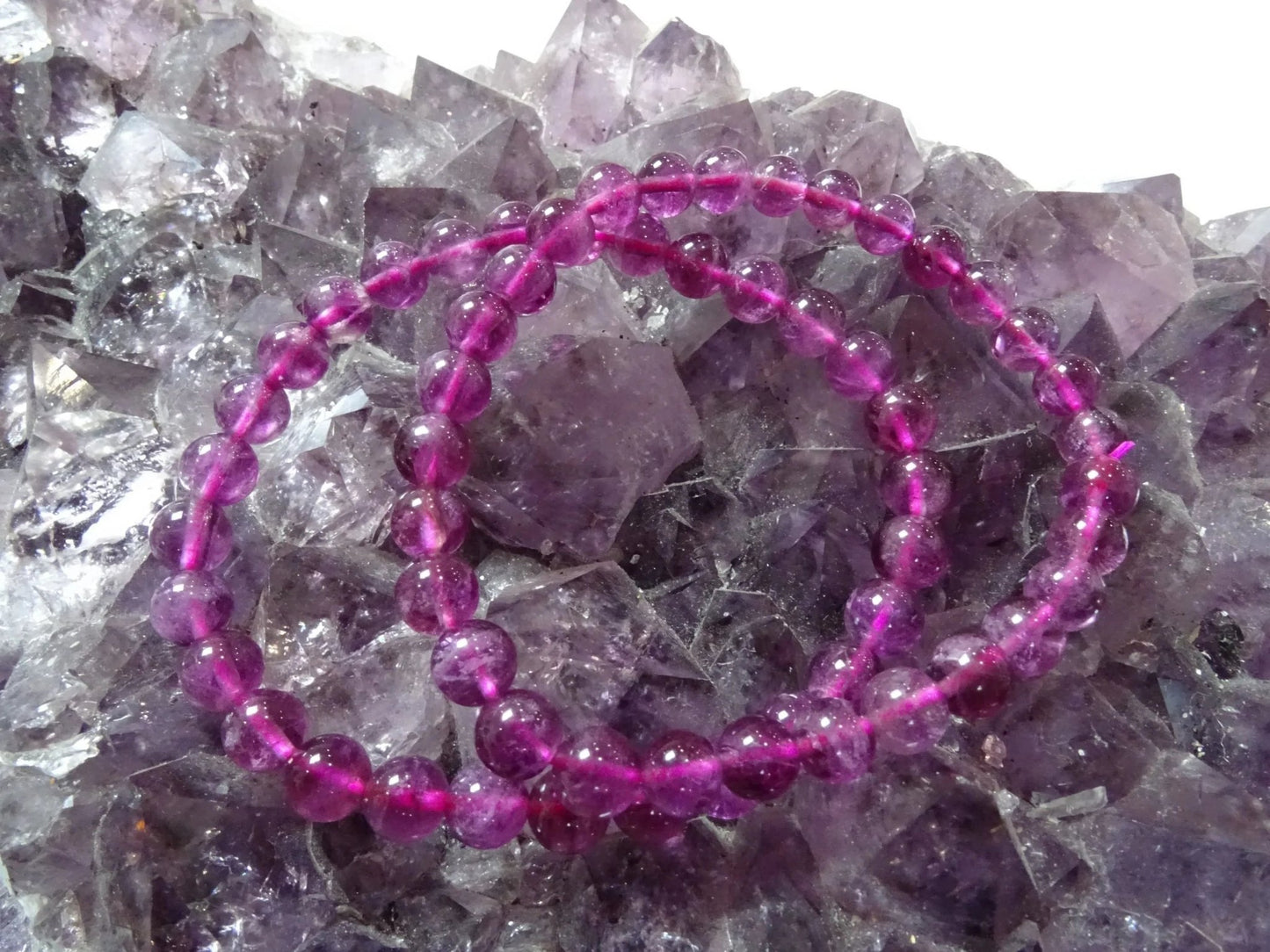 Bracelet Fluorite Violette - Bracelets - Colibri Minéraux et Bien-être