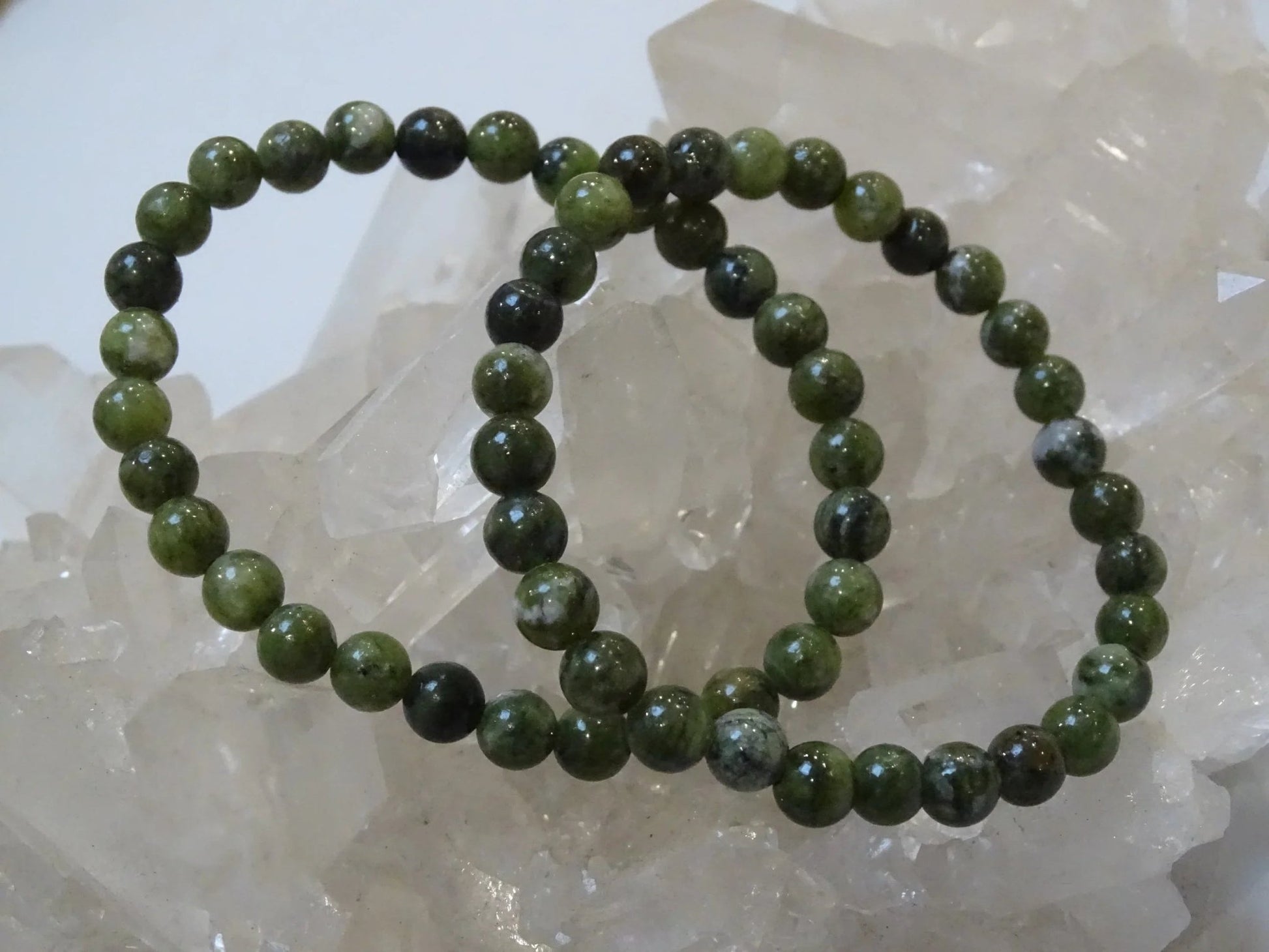 Bracelet Jade Néphrite - Bracelets - Colibri Minéraux et Bien-être