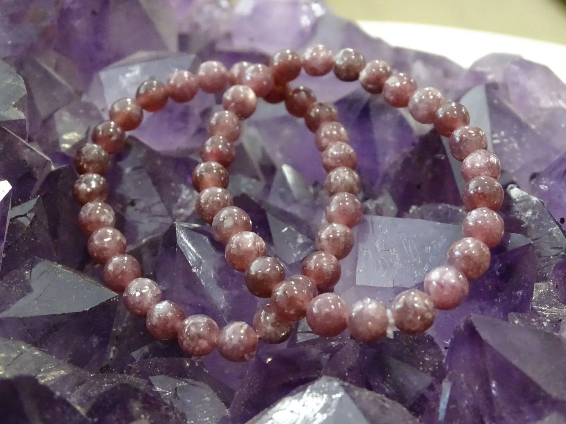 Bracelet Lépidolite - Bracelets - Colibri Minéraux et Bien-être