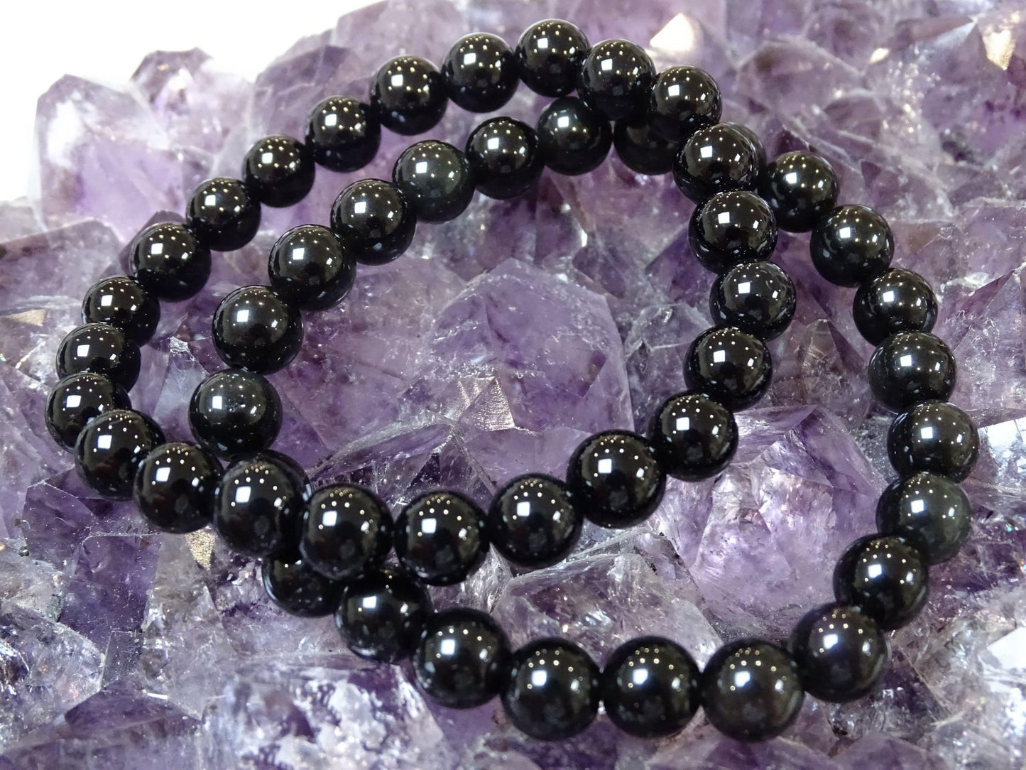 Bracelet Obsidienne Oeil Céleste - Bracelets - Colibri Minéraux et Bien-être