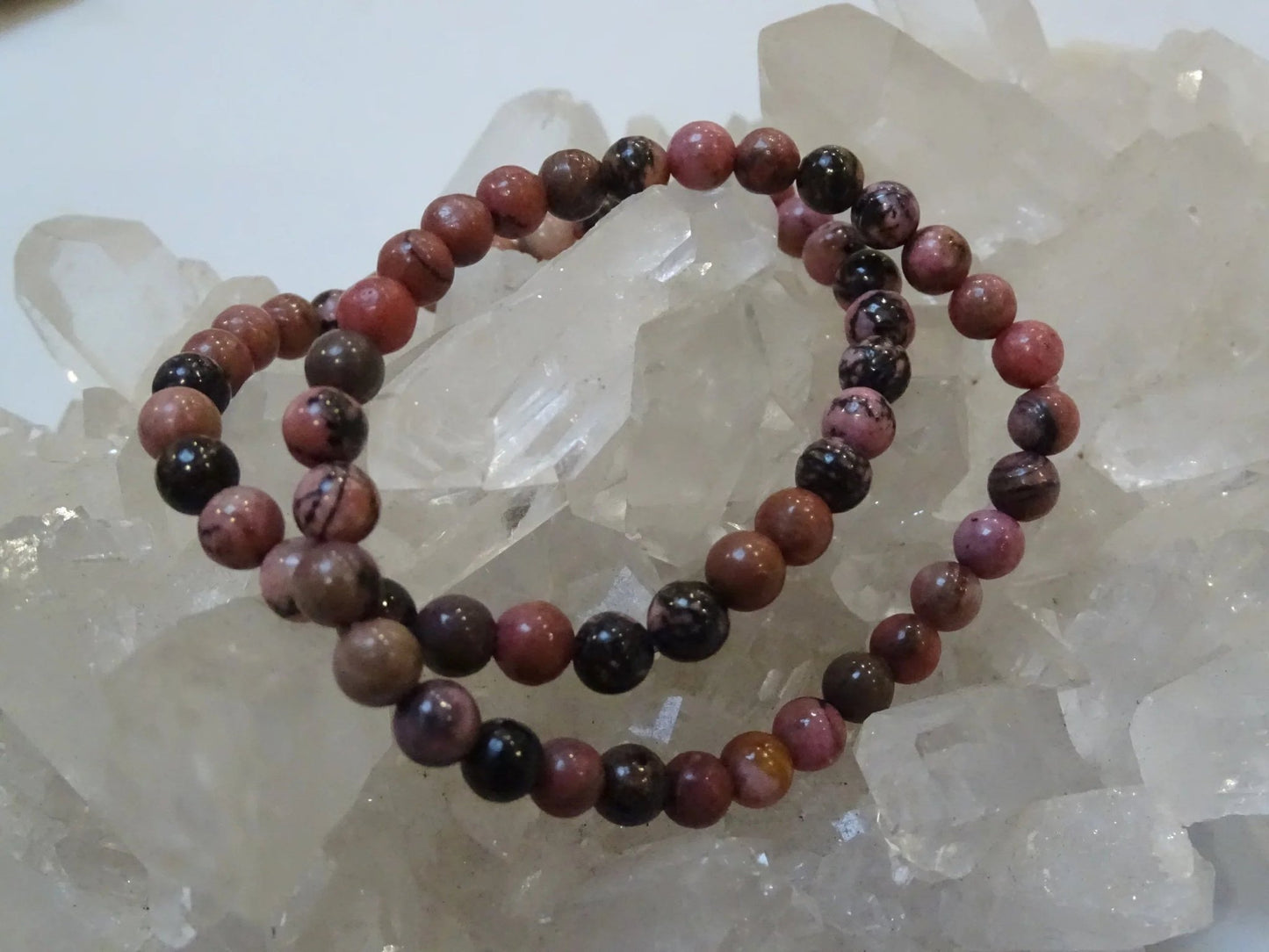 Bracelet Rhodonite - Bracelets - Colibri Minéraux et Bien-être